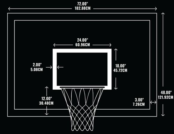 backboard measurements