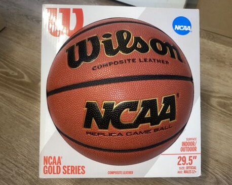 Wilson Ncaa replica game ball in the box